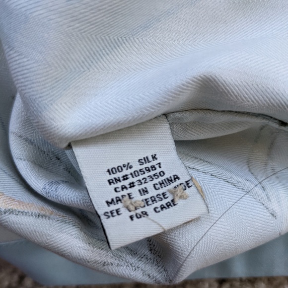 Quiksilver Hawaiian Shirt Men's Large Blue Floral - Picture 11 of 12